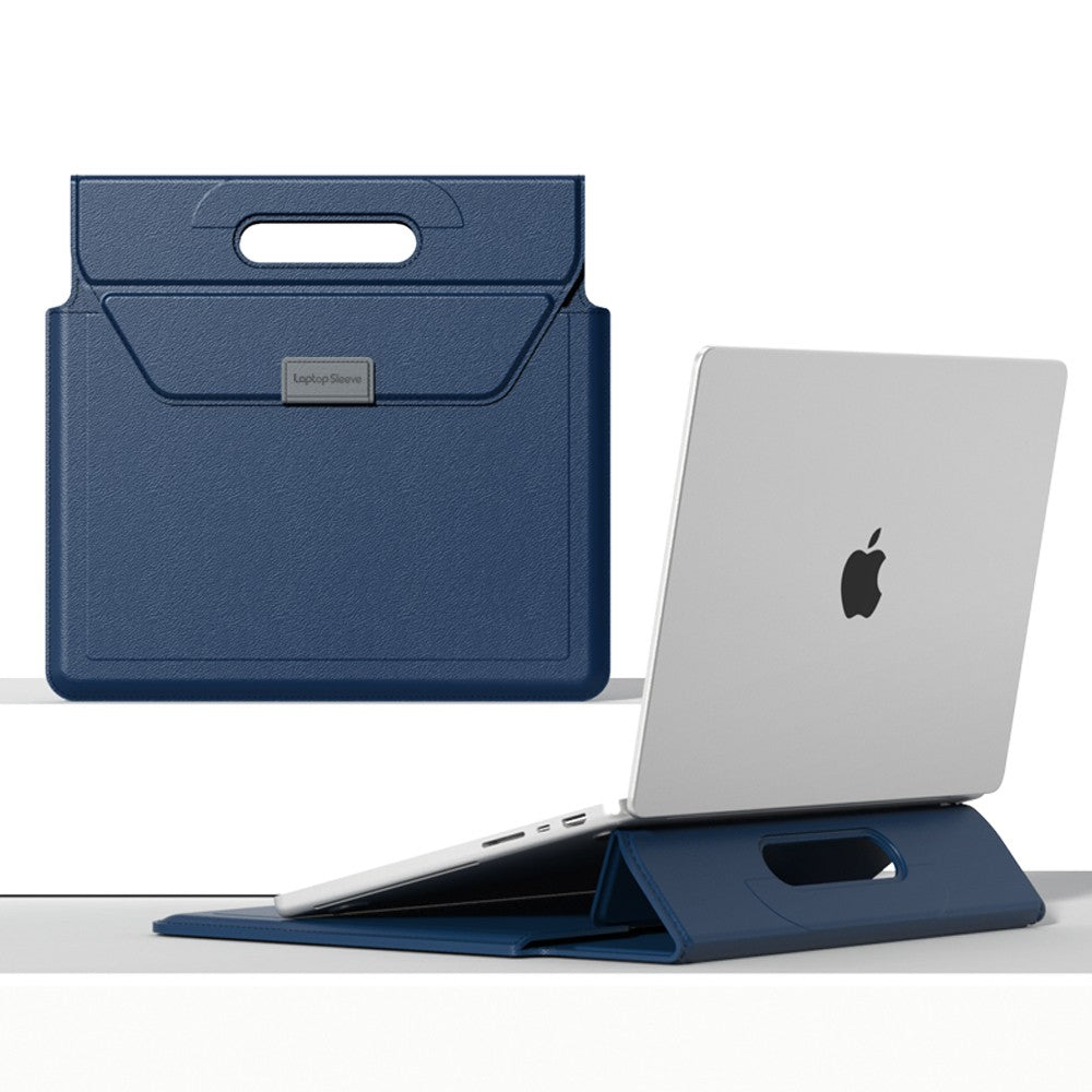 Laptop Sleeve With Handle - Blue