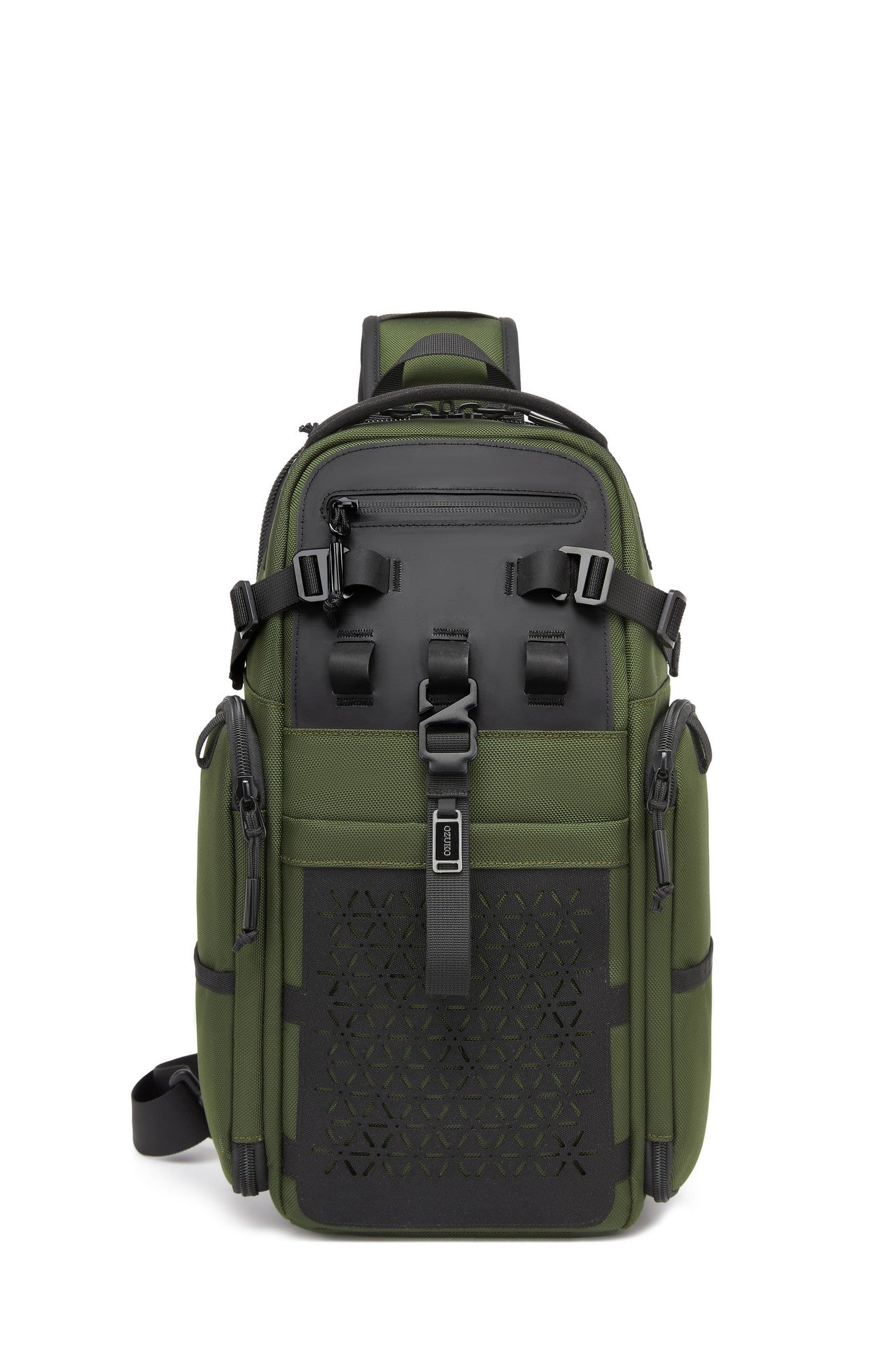 Ridge Sling Backpack 12L in Green - front view