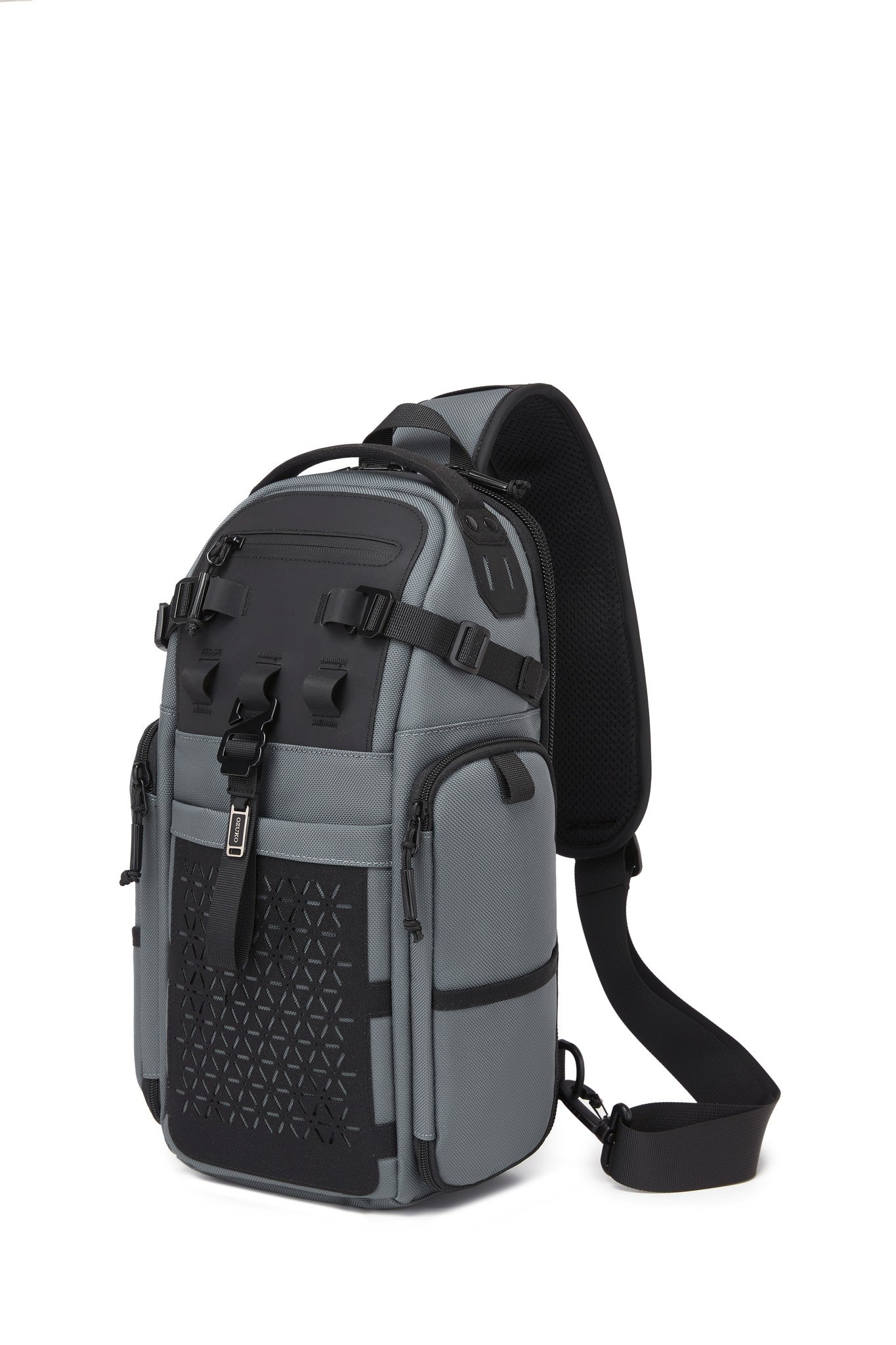 Ridge Sling Backpack 12L in Gray - three-quarter hero view