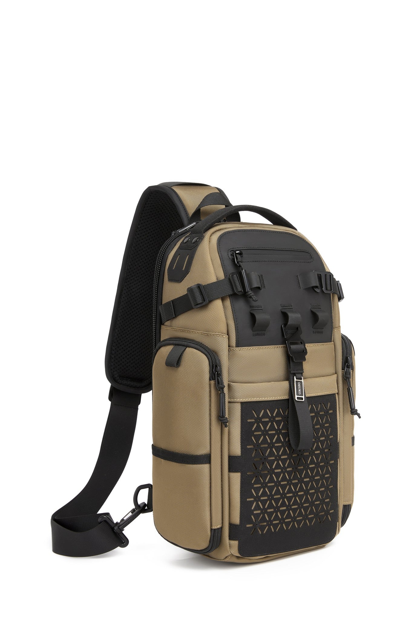 Ridge Sling Backpack 12L in Tan - three-quarter hero view