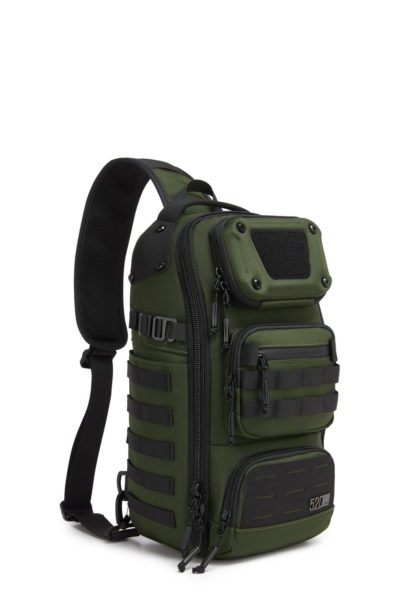 Daytrip Backpack 12L in Green - three-quarter front view from the opposite angle