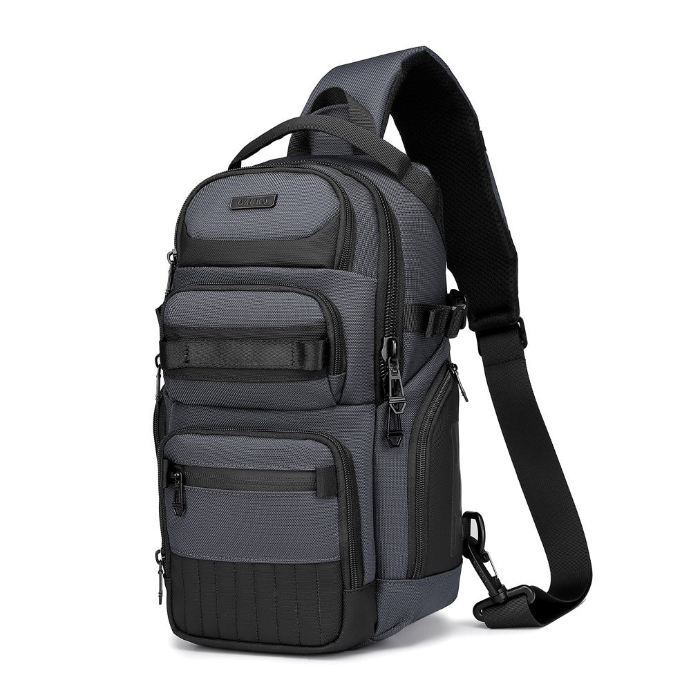 Ridge Sling 8L in Gray, three-quarter front angle view