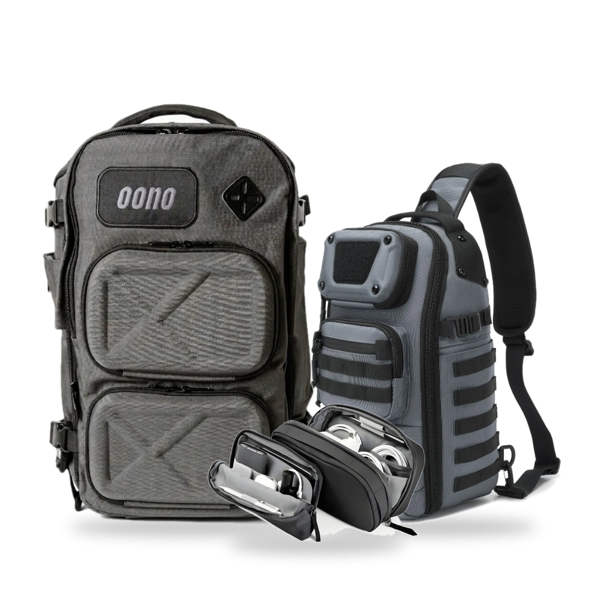Oono Backpack V2 + Daytrip Backpack 12L + Tech Organizer Duo