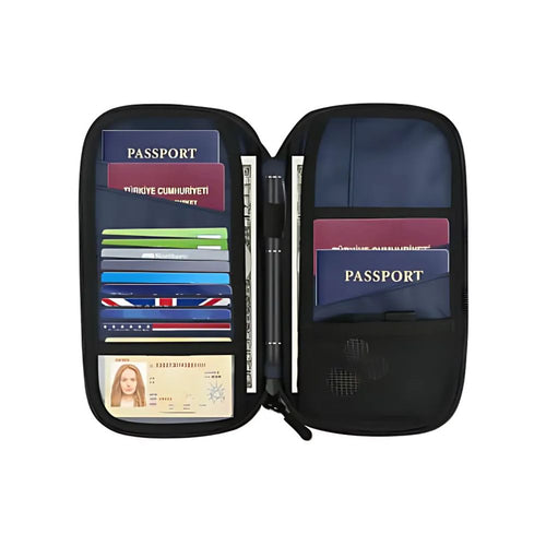 RFID Passport Wallet - Secure & Organized on the Go